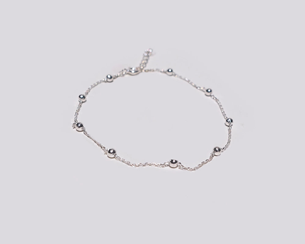 Balance Silver Anklet