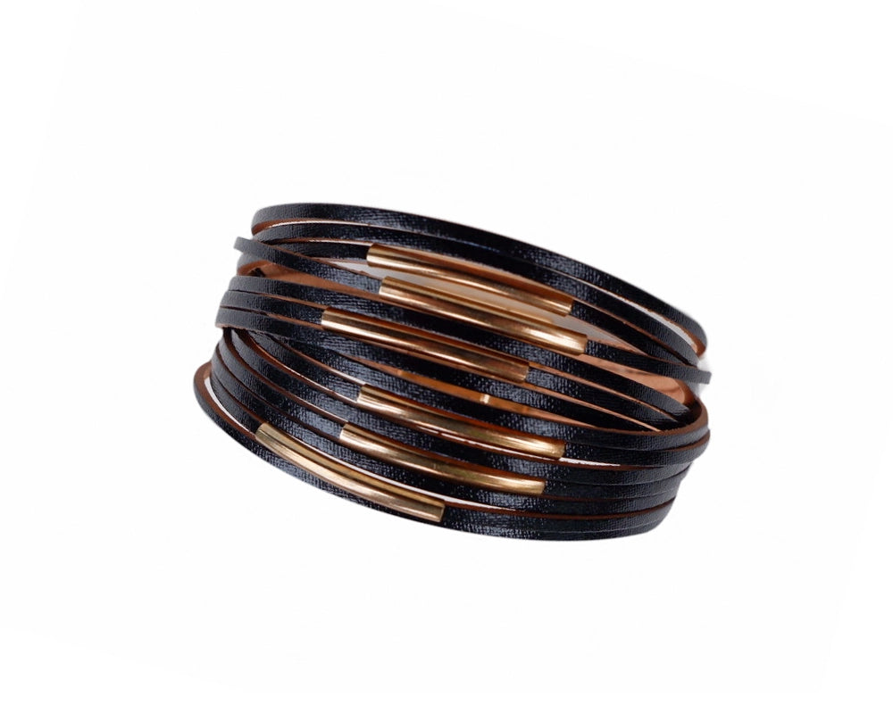 Black Straps Bracelet
