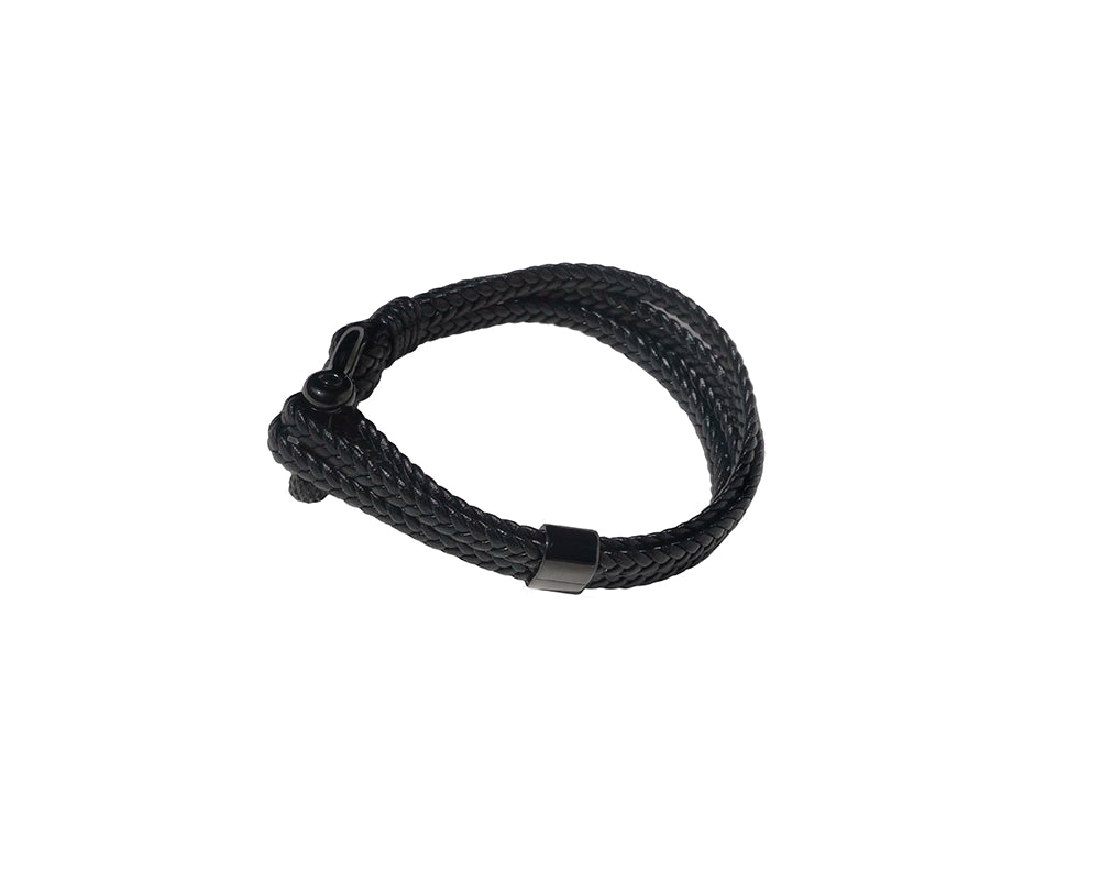 <tc>Buckle Black Bracelet</tc>