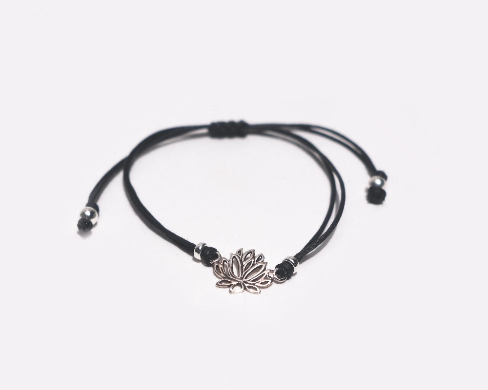 Lotus Silver Bracelet