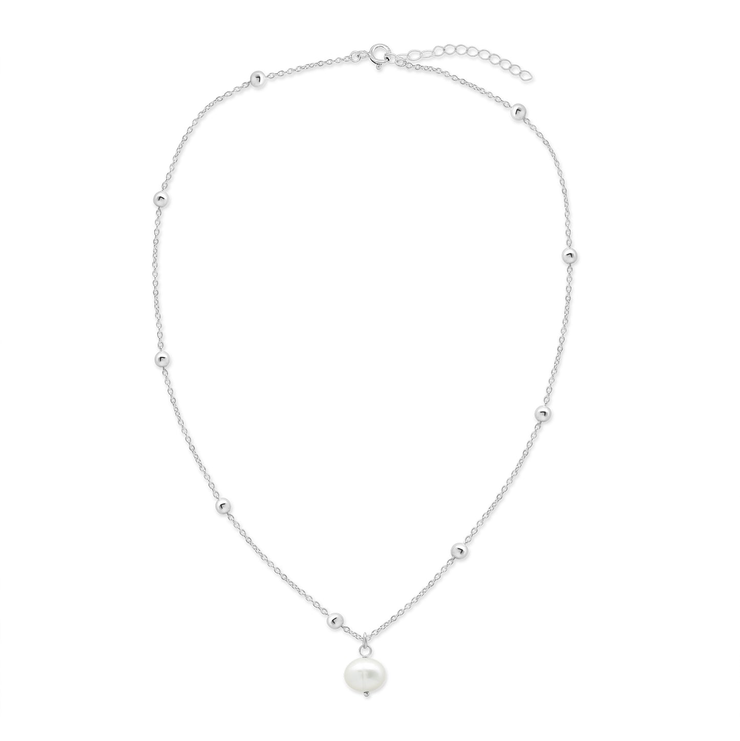 Moon Silver Necklace