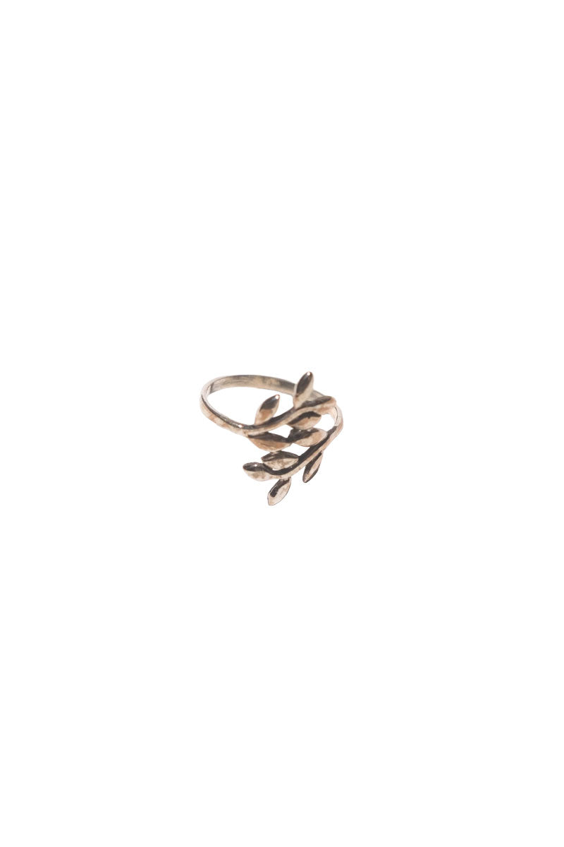 Olive Silver Ring