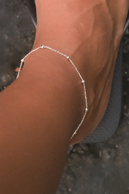 Balance Silver Anklet