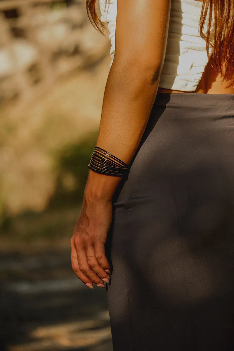 Black Straps Bracelet