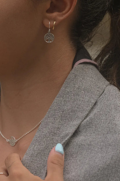 Lifey Silver Earrings