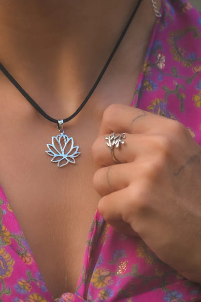 Lotus Silver Pendant
