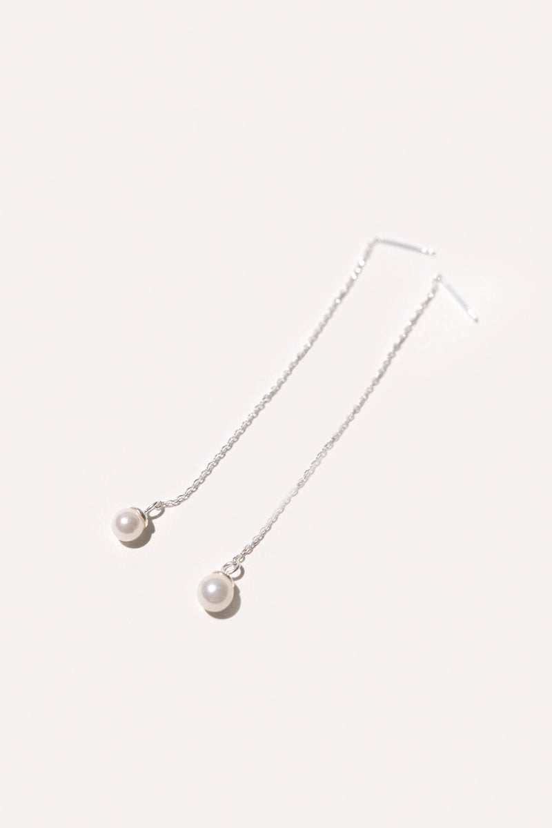Lunar Silver Earrings