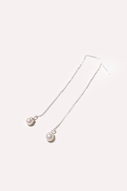 Lunar Silver Earrings