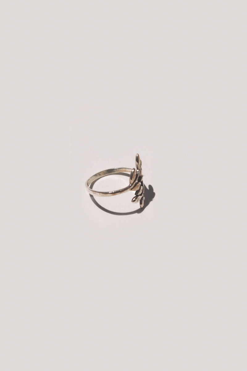 Olive Silver Ring