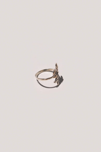 Olive Silver Ring