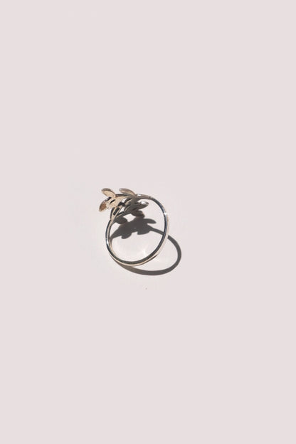 Olive Silver Ring