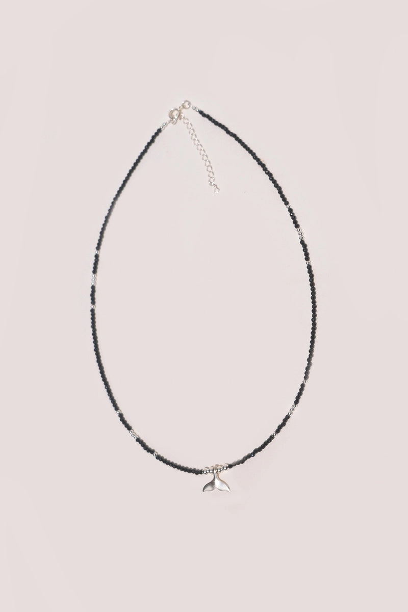 Rock Silver Necklace