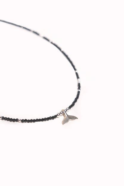 Rock Silver Necklace