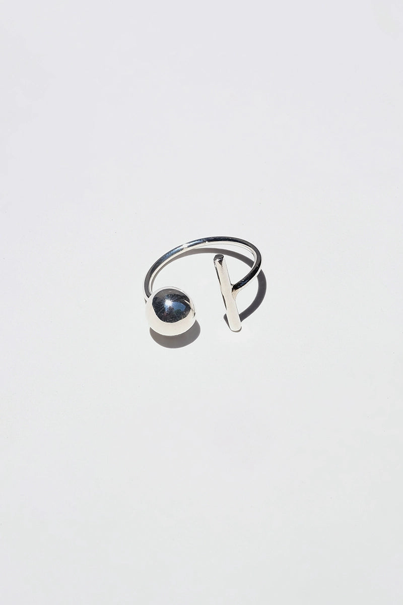TB Silver Ring