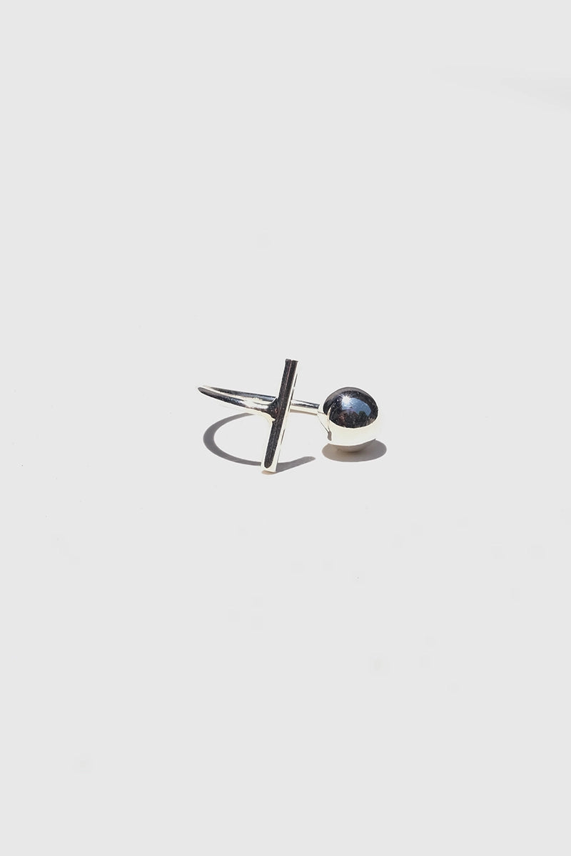 TB Silver Ring