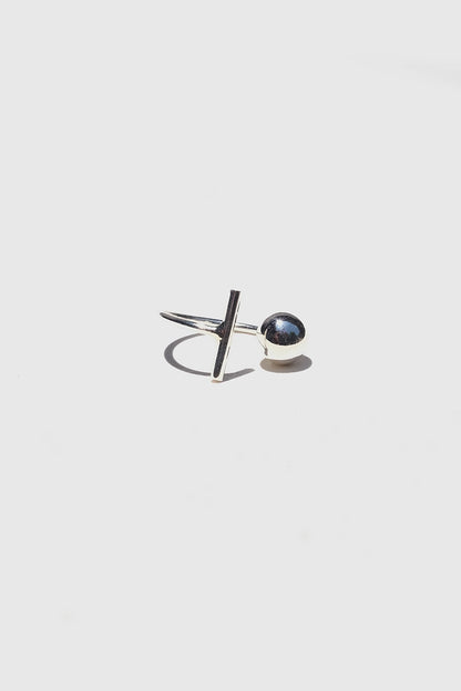 TB Silver Ring