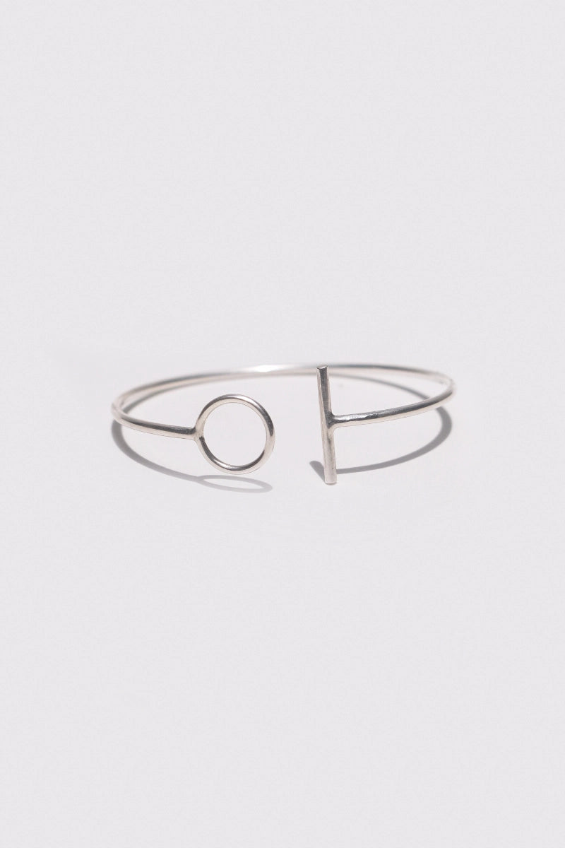 T O Silver Cuff