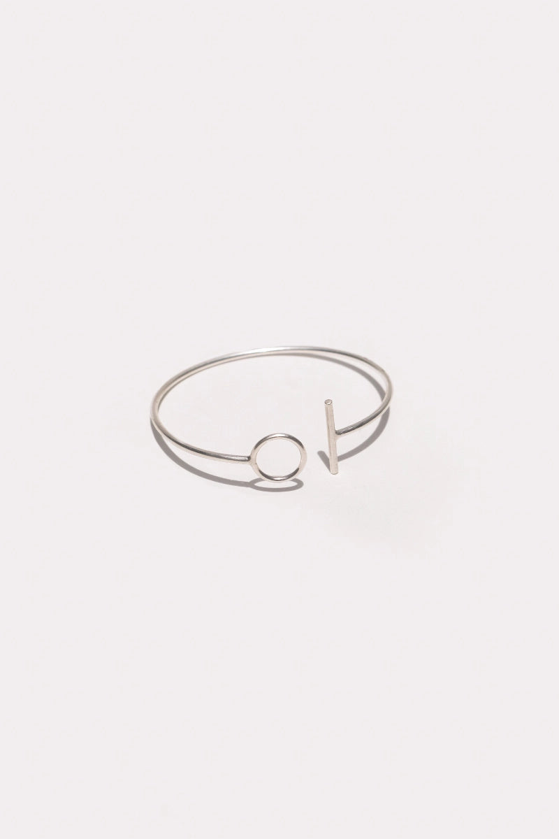 T O Silver Cuff