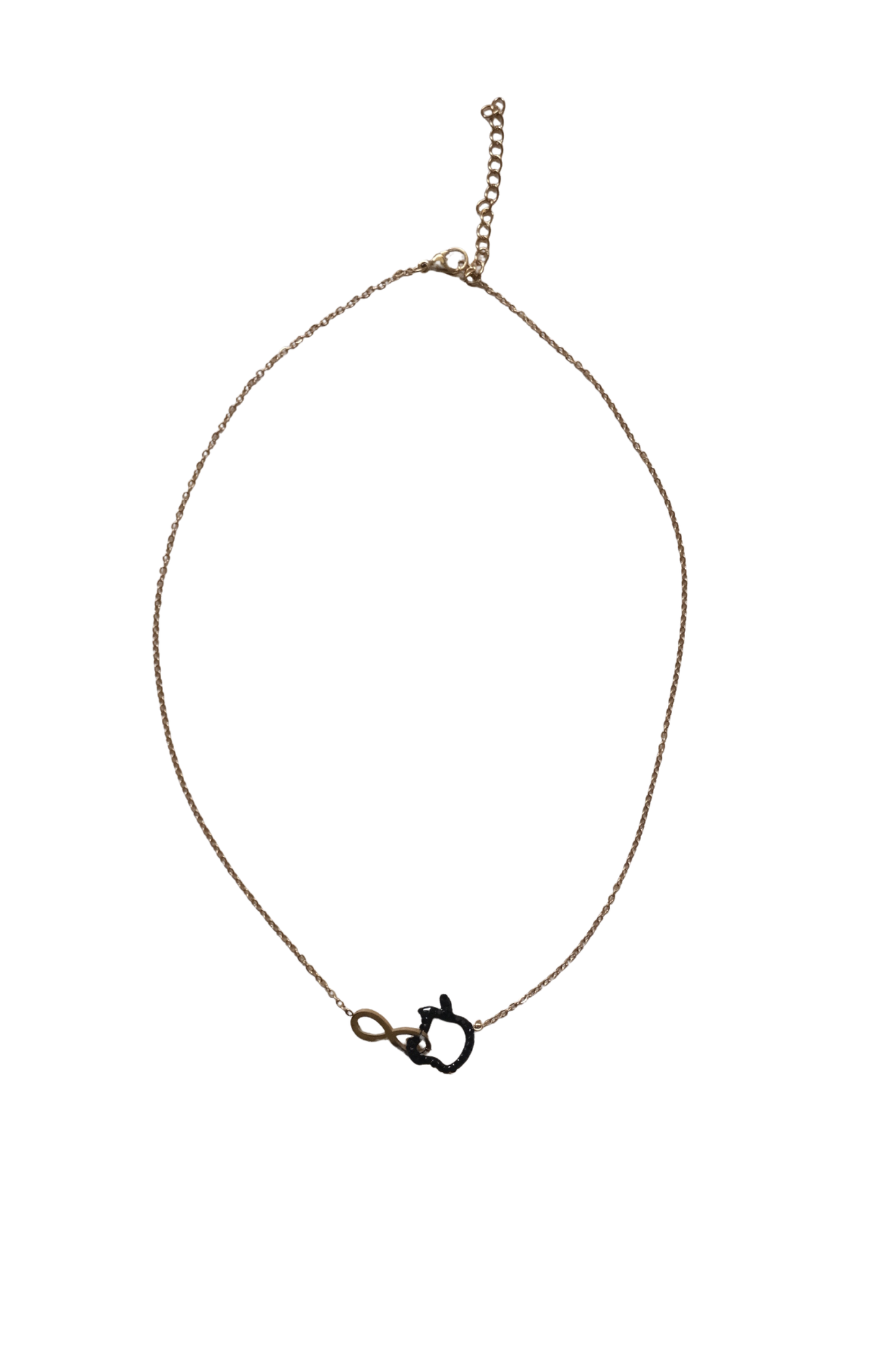 B Apple Necklace