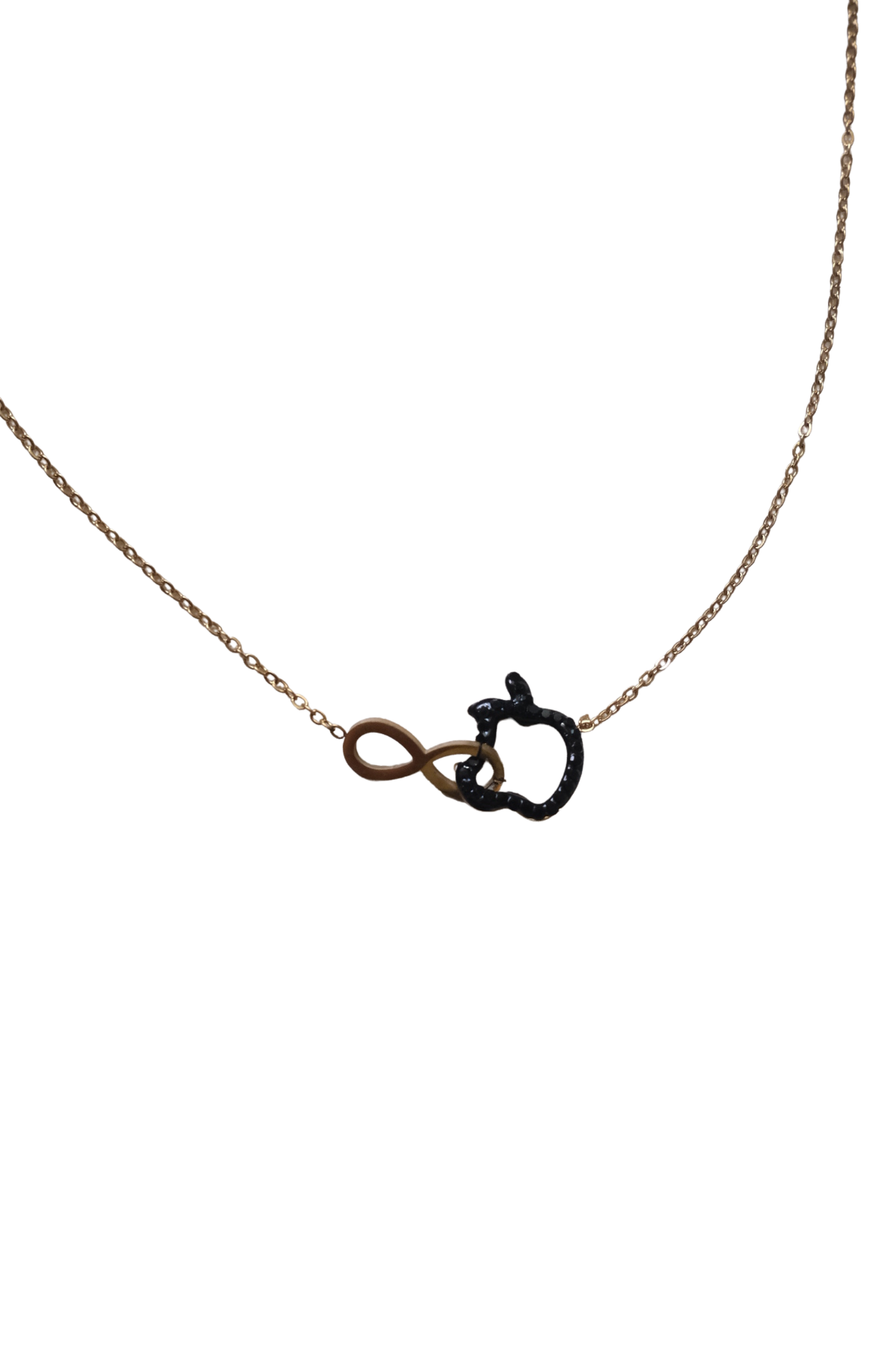 B Apple Necklace