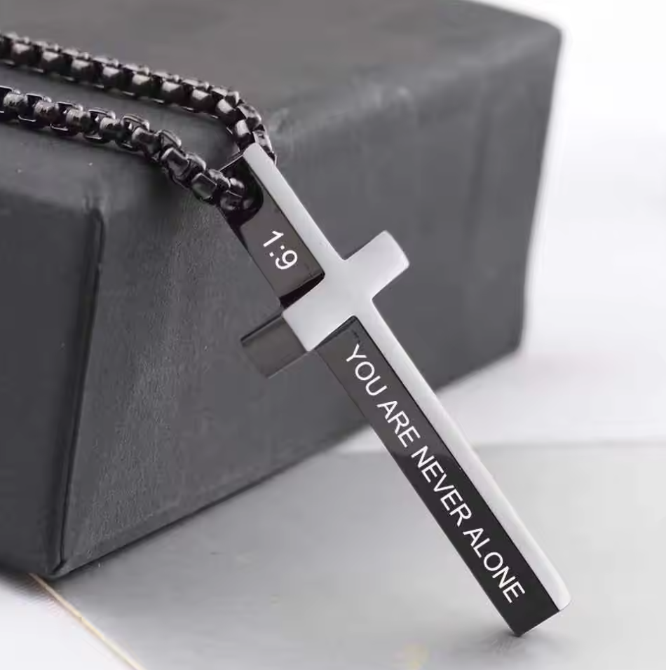 Black Cross Necklace
