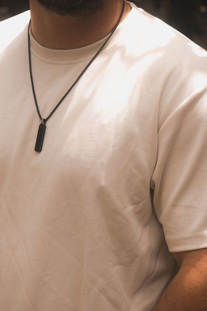 Bar Black Necklace