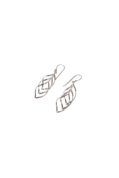 Fusili Silver Earrings