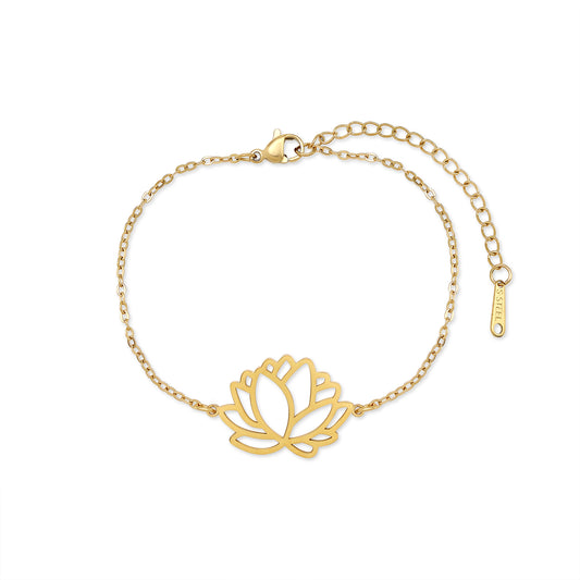 Golden Lotus Bracelet