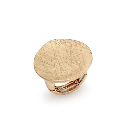 Goldish Elastic Ring