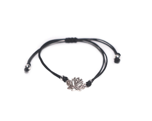 Lotus Silver Bracelet