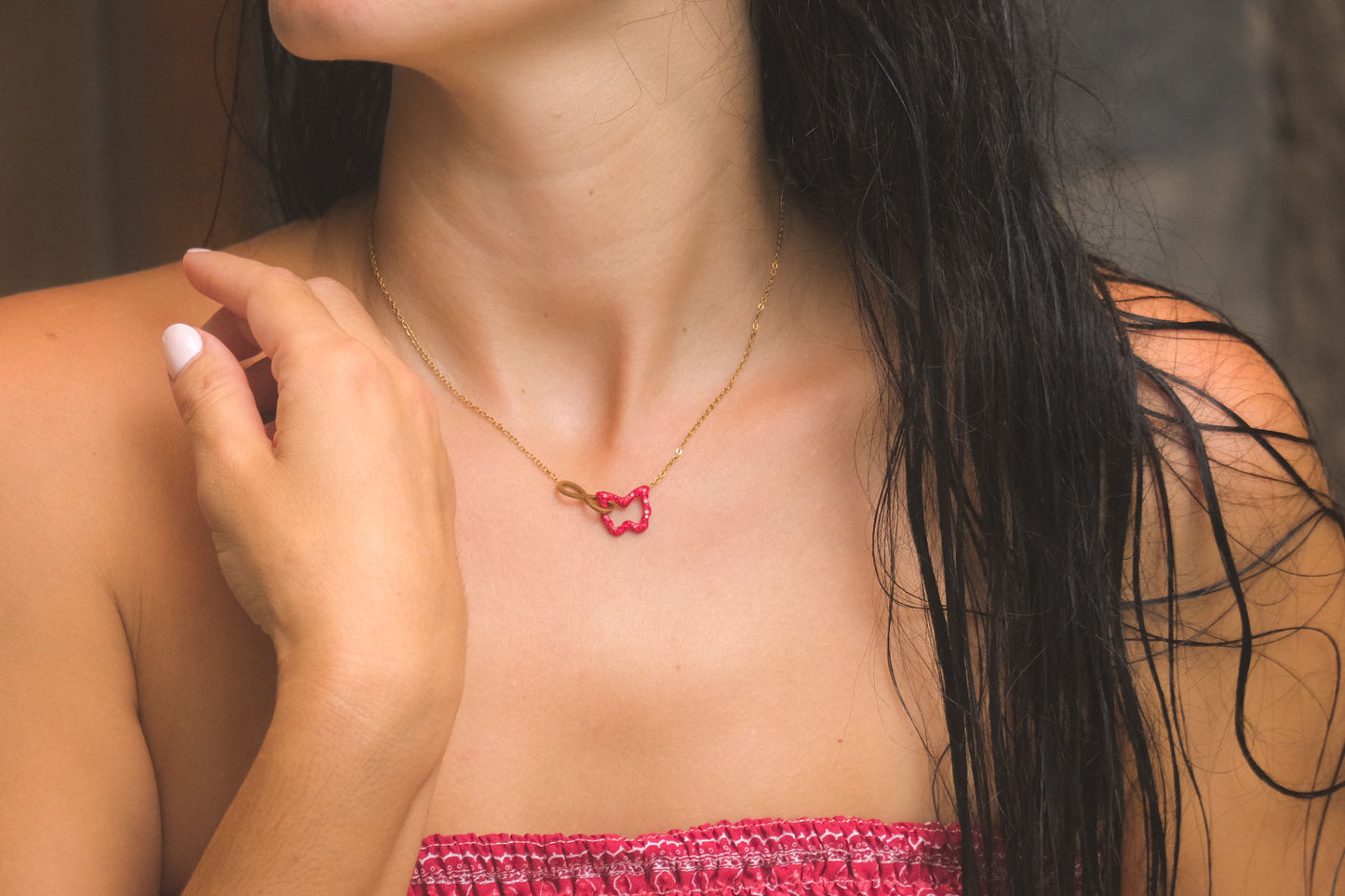 Red Ruby Necklace