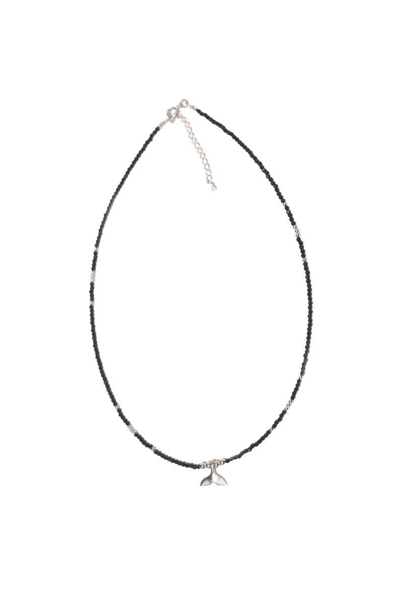 Rock Silver Necklace