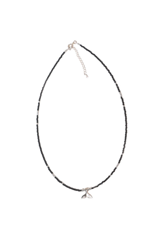Rock Silver Necklace