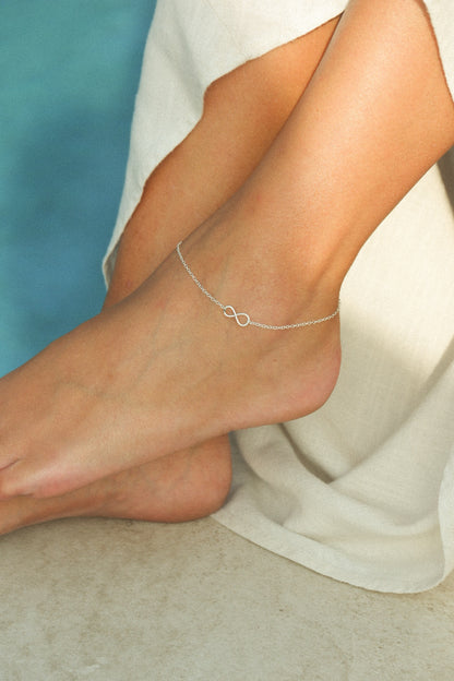 Forever Silver Anklet