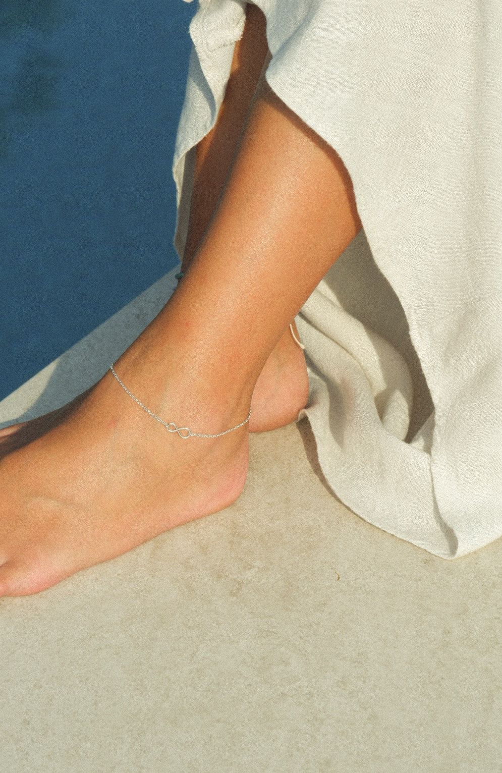 Forever Silver Anklet