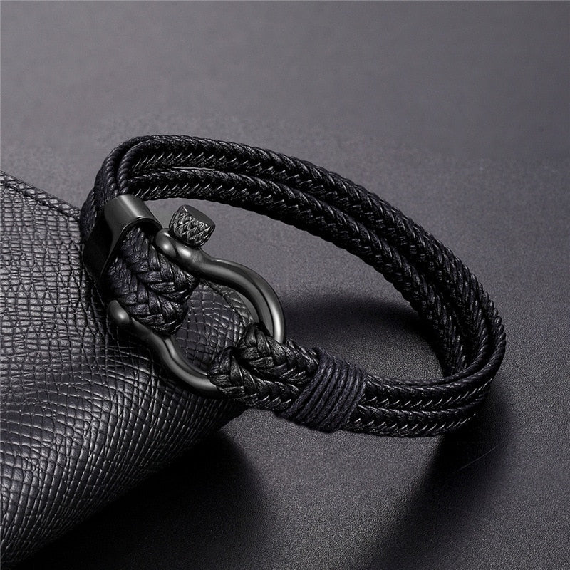 Buckle Black Bracelet
