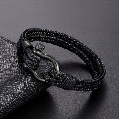 Buckle Black Bracelet