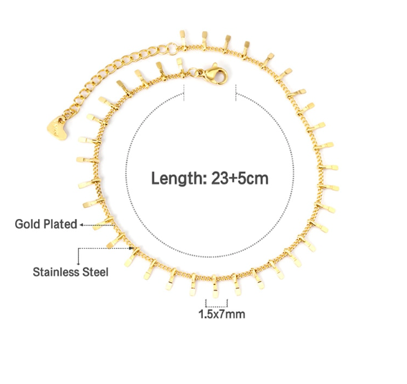 Square Anklet