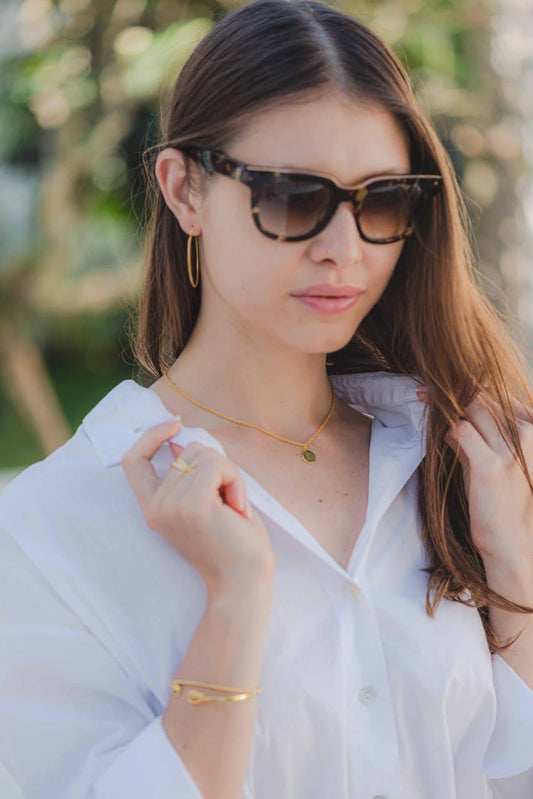 Golden Namaste Necklace